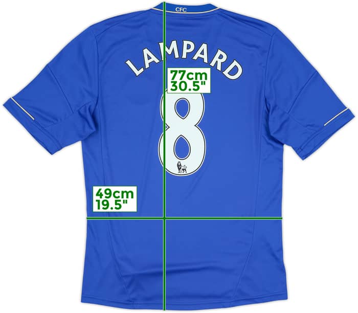 2012-13 Chelsea Maillot Domicile Lampard #8 - 5/10 - (M)