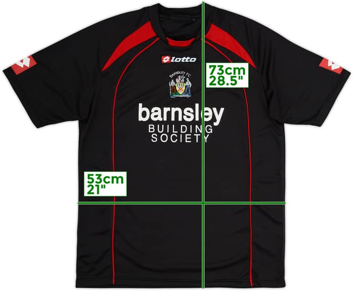 Camiseta de visitante de Barnsley 2008-09 - 8/10 - (M)