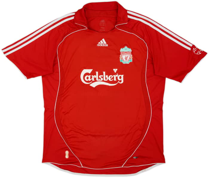 2006-08 Liverpool Home Shirt Gerrard #8 - 5/10 - (XL)