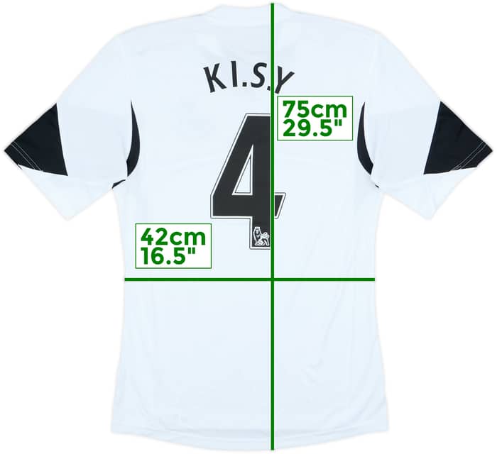 2013-14 Swansea Home Shirt KI.S.Y #4 - 9/10 - (S)