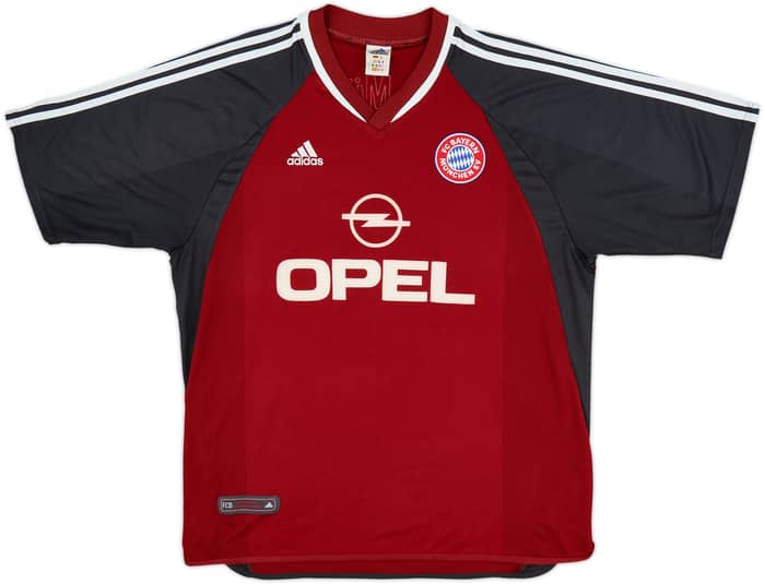 2001-02 Bayern Munich Home Shirt Elber #9 - 9/10 - (XL)