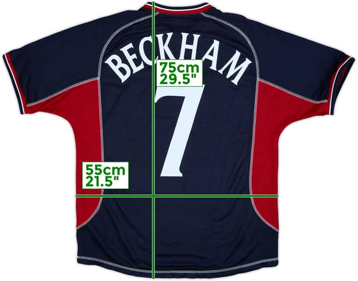 2000-01 Manchester United Third Shirt Beckham #7 - 8/10 - (L)