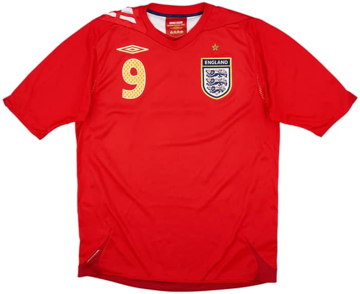 2006-08 England Away Shirt Rooney #9 - 8/10 - (M)