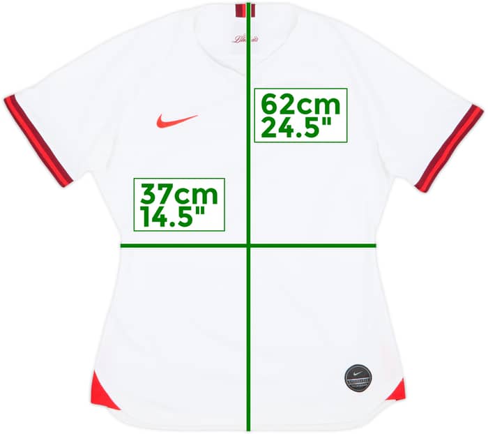 2019 England Lionesses Home Shirt - 8/10 - (Women's M)