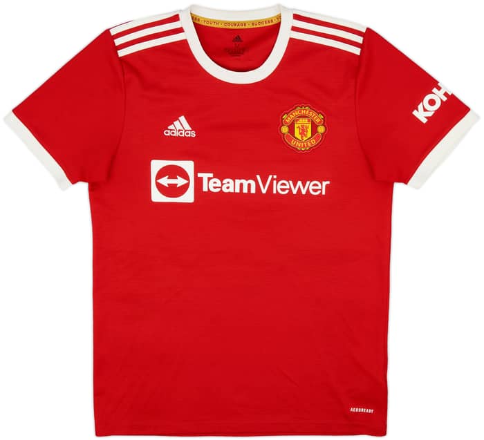 2021-22 Manchester United Home Shirt Rashford #10 - 8/10 - (M)