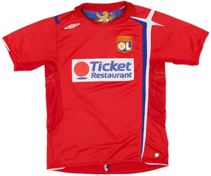 2006-07 Lyon Away Shirt - 6/10 - (XL.Boys)