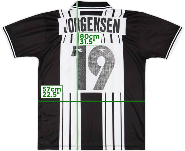 1998-99 Udinese European Home Shirt Jorgensen #19 - 5/10 - (M)