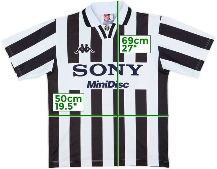 1995-97 Juventus Basic Home Shirt #9 - 6/10 - (S)