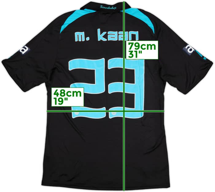 2008-09 Fenerbahce GK Shirt M. Kaan #23 - 8/10 - (M)