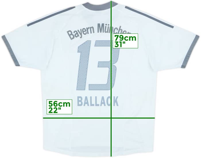 2002-03 Bayern Munich Away Shirt Ballack #13 - 6/10 - (L)