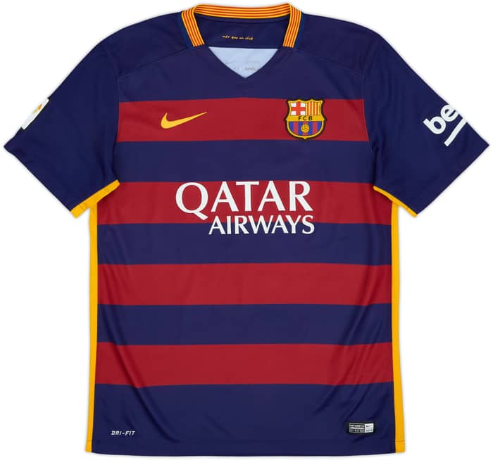 2015-16 Barcelona Home Shirt Messi #10 - 8/10 - (M)