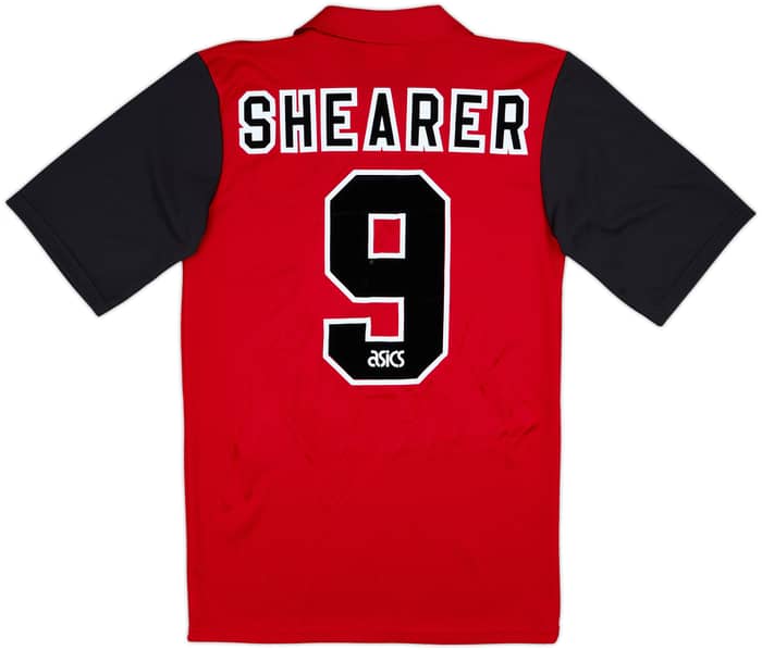 1995-96 Blackburn Away Shirt Shearer #9 - 8/10 - (S)