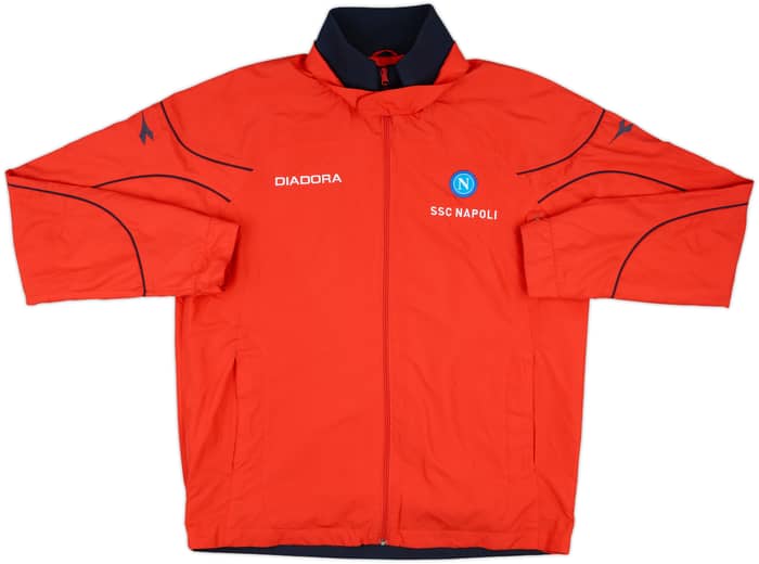 2007-08 Napoli Diadora Full Tracksuit - 8/10 - (L)