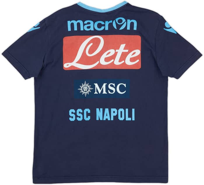 2013-14 Napoli Macron Player Issue Cotton Tee #29 - 5/10 - (M)