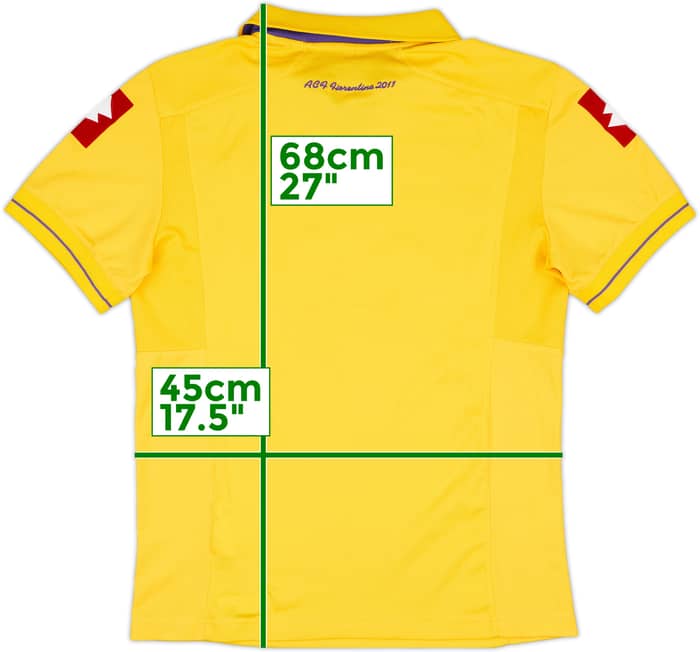 2011-12 Fiorentina Away Shirt - 5/10 - (S)