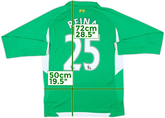 2012-13 Liverpool GK Shirt Reina #25 - 9/10 - (S)