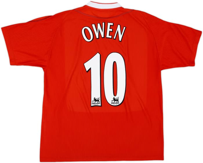 2002-04 Liverpool Home Shirt Owen #10 - 6/10 - (L)
