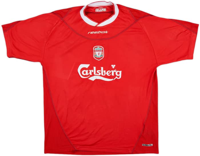2002-04 Liverpool Home Shirt Gerrard #17 - 5/10 - (L)
