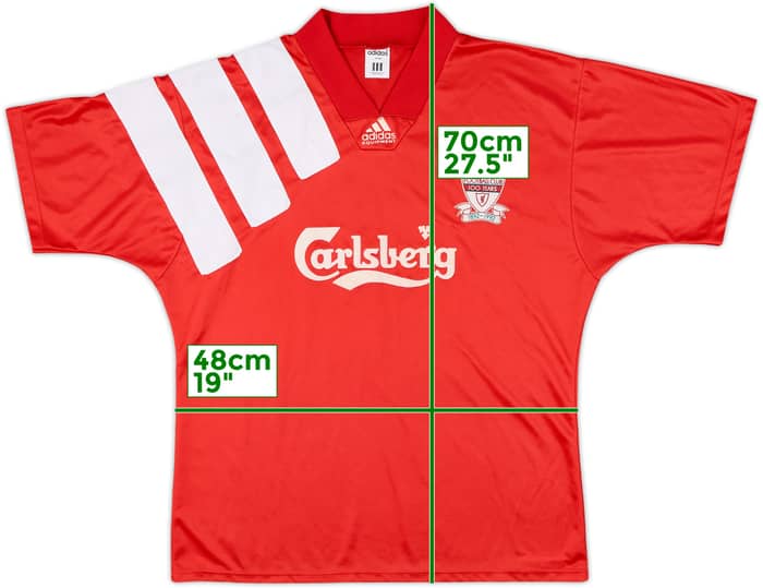 1992-93 Liverpool Centenary Home Shirt - 6/10 - (XL)