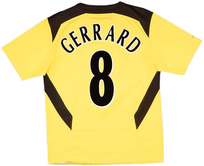 2004-06 Liverpool Away Shirt Gerrard #8 - 7/10 - (M)