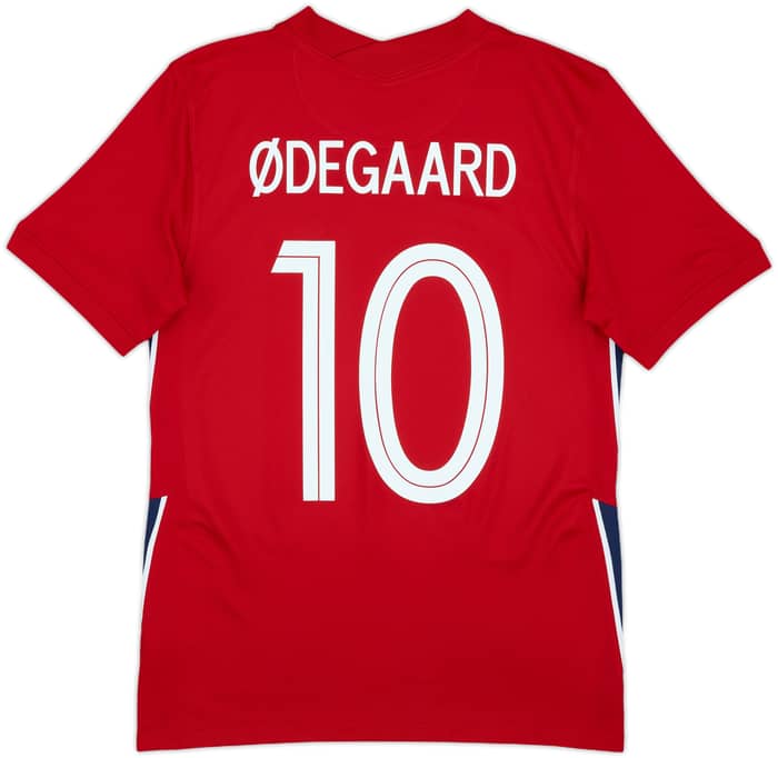 2020-22 Norway Home Shirt Odegaard #10 - 10/10 - (S)