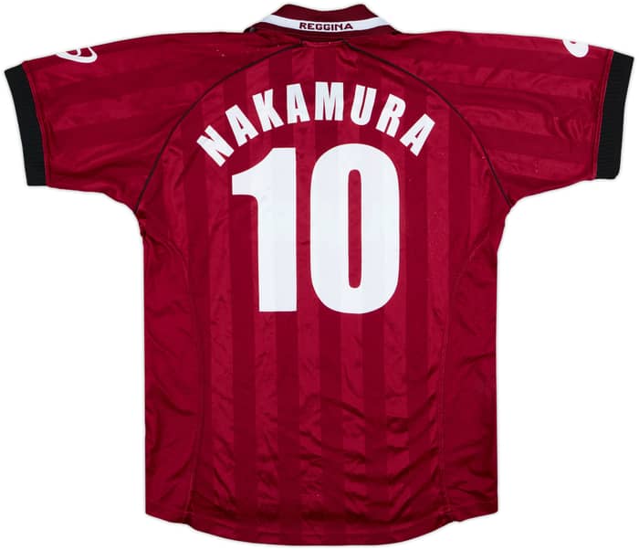 2002-03 Reggina Home Shirt Nakamura #10 - 6/10 - (M)