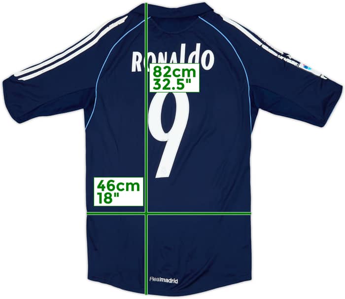 2005-06 Real Madrid Away Shirt Ronaldo #9 - 4/10 - (S)