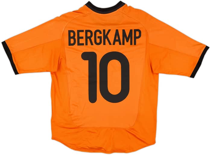 2000-02 Netherlands Home Shirt Bergkamp #10 - 8/10 - (L)