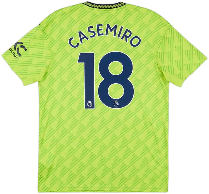 2022-23 Manchester United Third Shirt Casemiro #18 - 9/10 - (L)