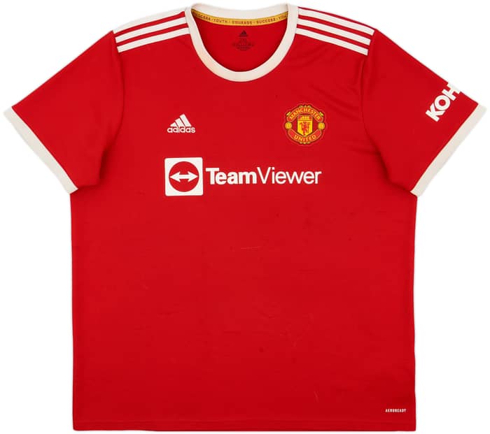 2021-22 Manchester United Home Shirt - 4/10 - (XXL)