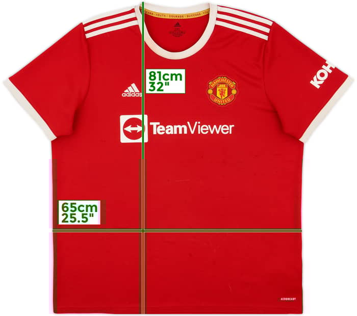 2021-22 Manchester United Home Shirt - 4/10 - (XXL)