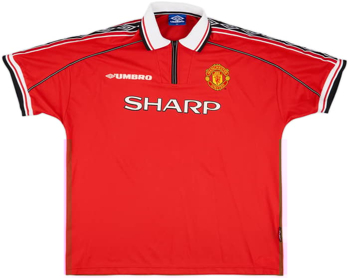 1998-00 Manchester United Home Shirt Yorke #19 - 8/10 - (XXL)