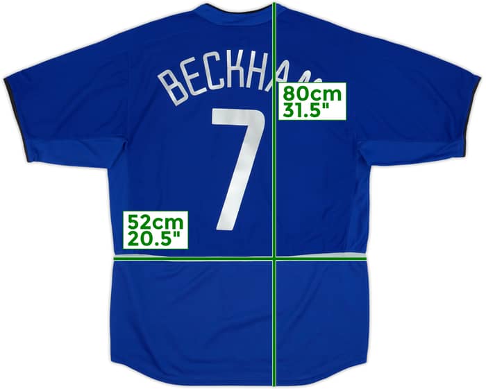 2002-03 Manchester United Third Shirt Beckham #7 - 6/10 - (L)