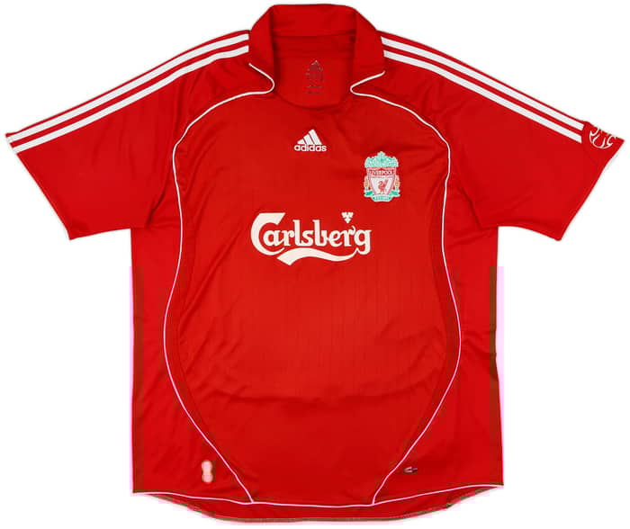 2006-08 Liverpool Home Shirt Alonso #14 - 6/10 - (XXL)