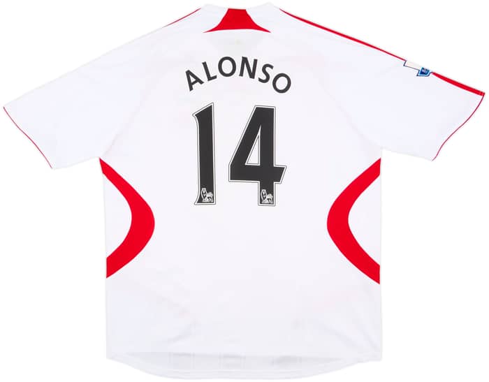 2007-08 Liverpool Away Shirt Alonso #14 - 8/10 - (XL)