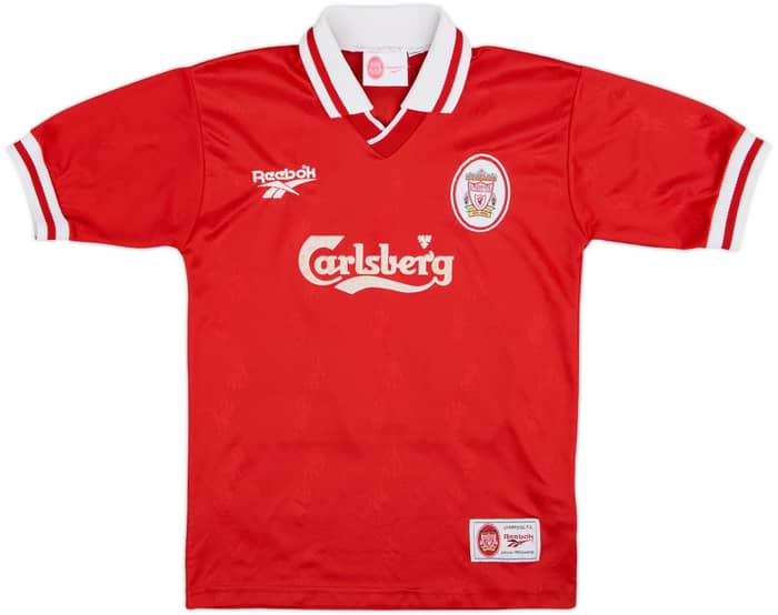1996-98 Liverpool Home Shirt Fowler #9 - 8/10 - (Y)
