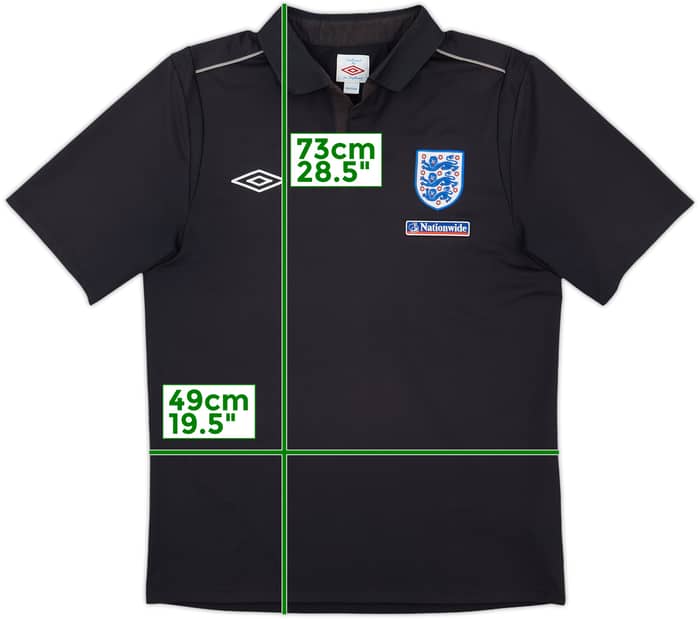 2010-11 England Umbro Polo Shirt - 8/10 - (M)