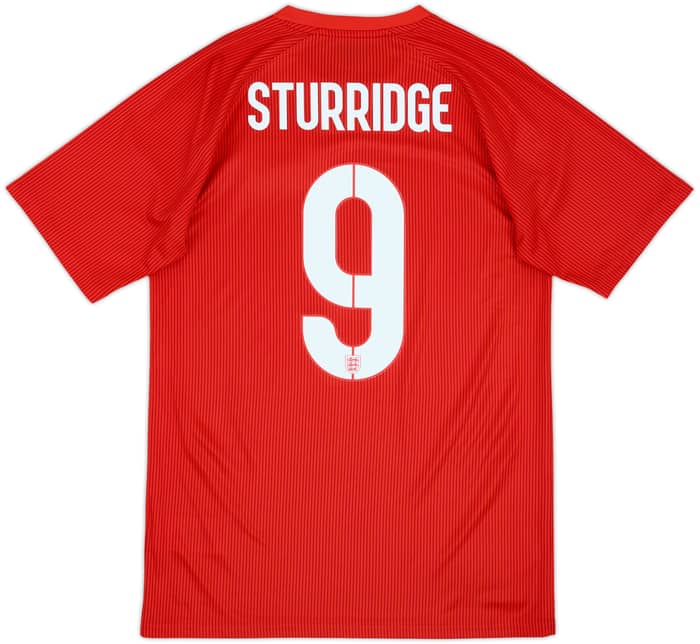 2014-15 England Away Shirt Sturridge #9 - 9/10 - (S)