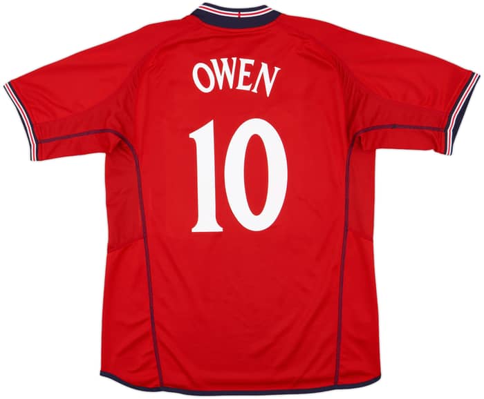 2002-04 England Away Shirt Owen #10 - 8/10 - (XL)