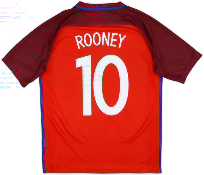 2016-17 England Away Shirt Rooney #10 - 5/10 - (M)