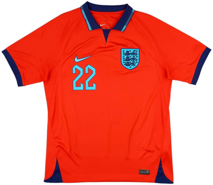 2022-23 England Away Shirt Bellingham #22 - 10/10 - (M)