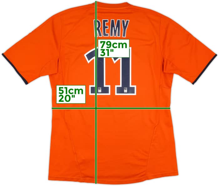 2011-12 Olympique Marseille Third Shirt Remy #11 - 8/10 - (L)