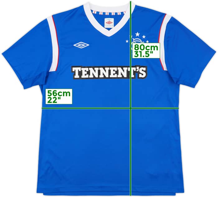 2011-12 Rangers Home Shirt - 10/10 - (XL)