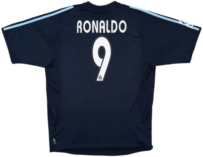2003-04 Real Madrid Away Shirt Ronaldo #9 - 10/10 - (M)