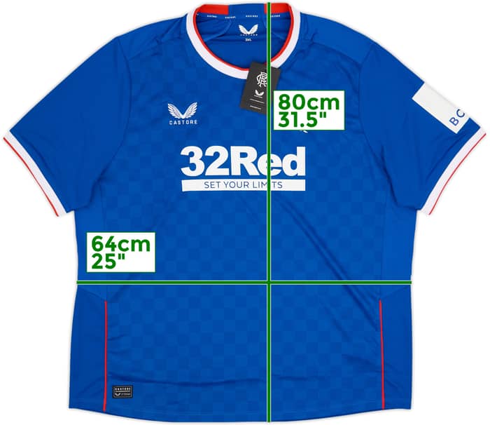 2022-23 Rangers Home Shirt (3XL)