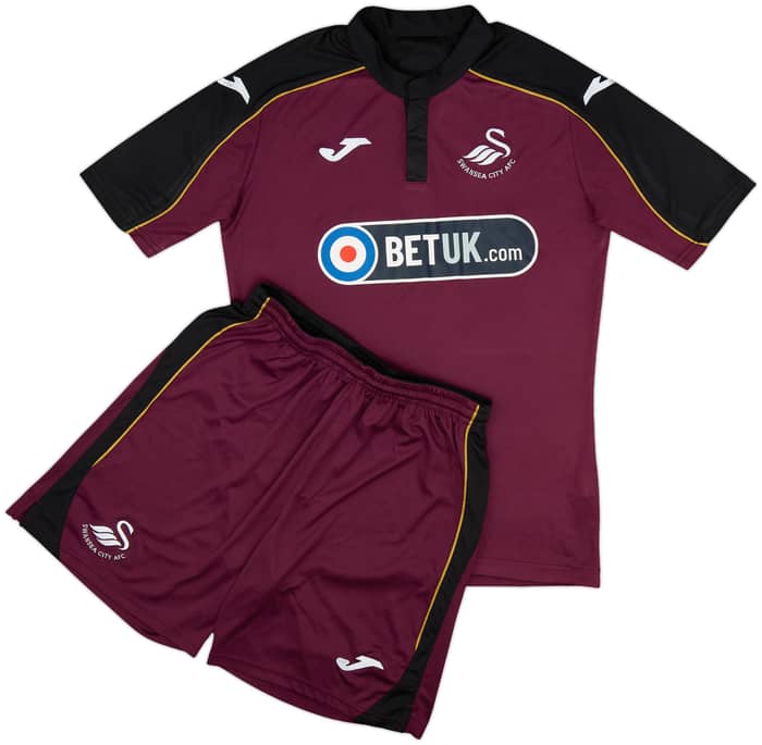 2018-19 Swansea Third Full Kit - 8/10 - (S)