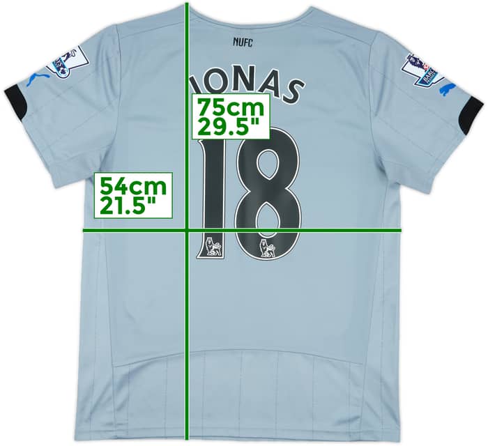 2014-15 Newcastle Away Shirt Jonas #18 - 8/10 - (M)