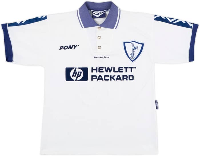 1995-97 Tottenham Home Shirt Sheringham #10 - 8/10 - (S)