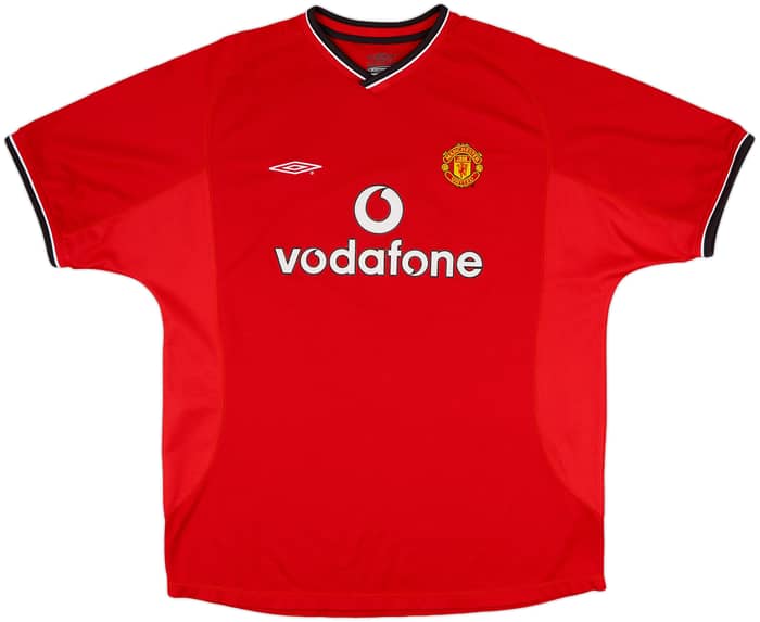 2000-02 Manchester United Home Shirt Veron #4 - 6/10 - (XL)