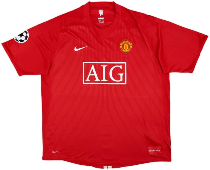 2007-09 Manchester United Home Shirt Ronaldo #7 - 10/10 - (XXL)